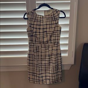 Black and cream dress